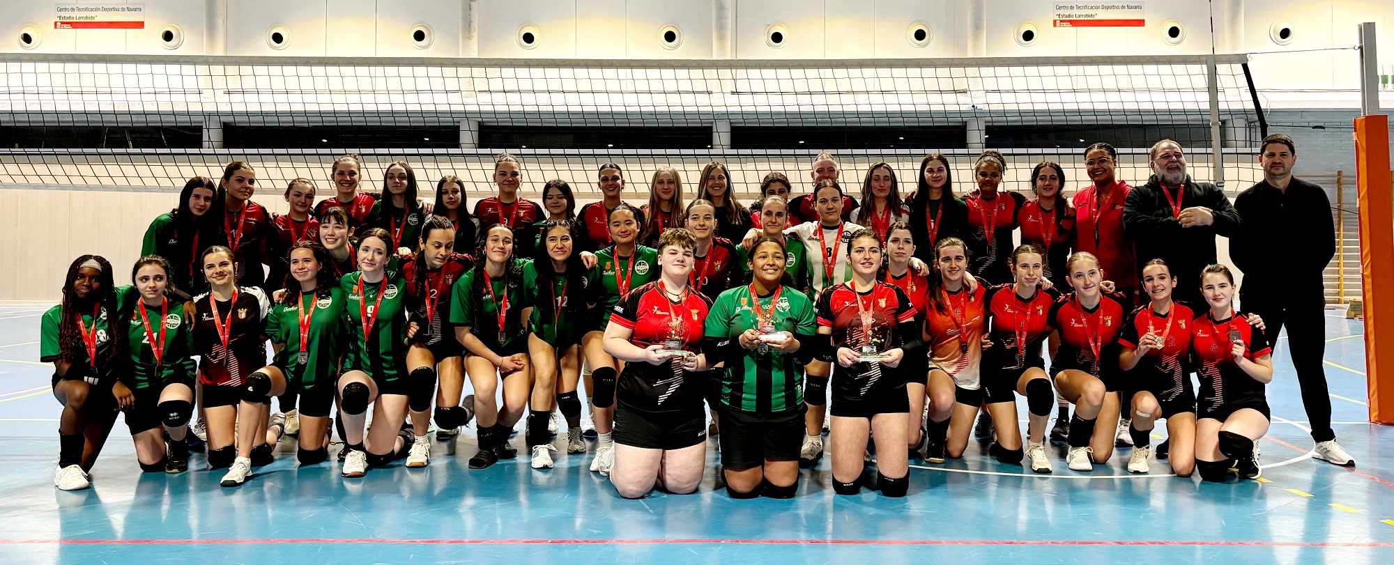 El estadio Larrabide de Pamplona acogi&oacute; la disputa de las finales de los JDN cadete (femenina y masculina) y juvenil (masculina)